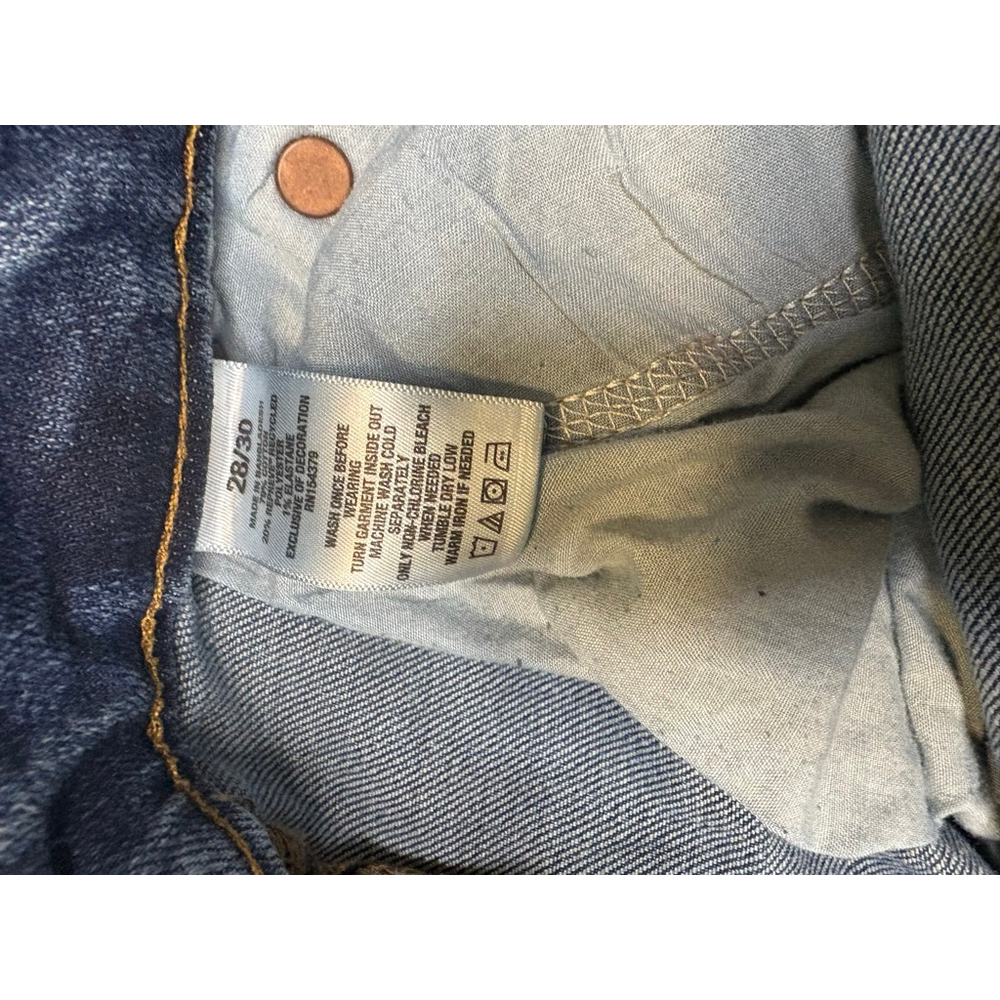 Women's Aeropostale Blue Skinny Jeans Size 28 - Picture 6 of 8